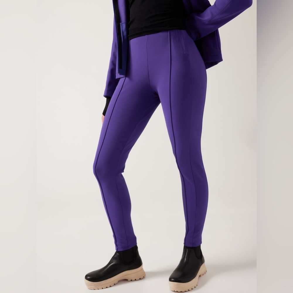 NWT Athleta Glacier Snow Skinny Pants Noble Blue Size 6